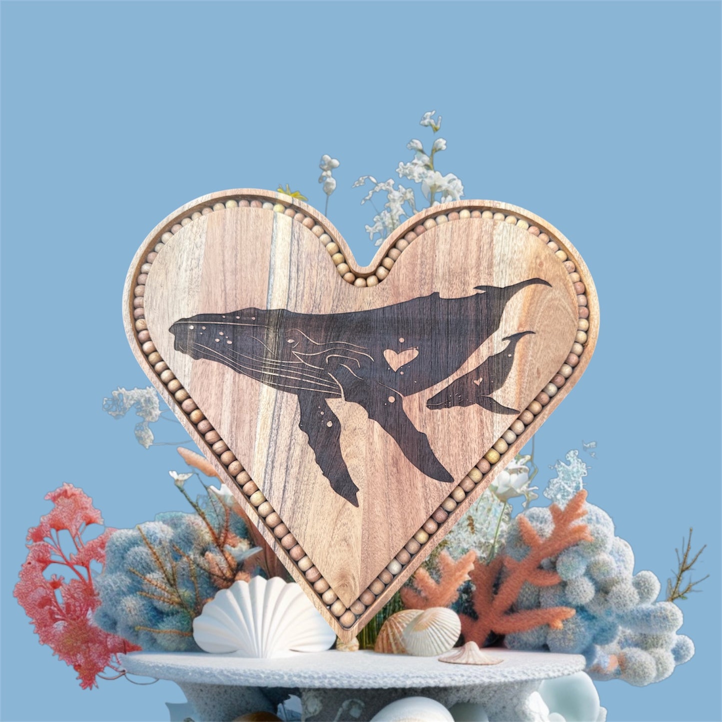Whale Heart Cutting Board