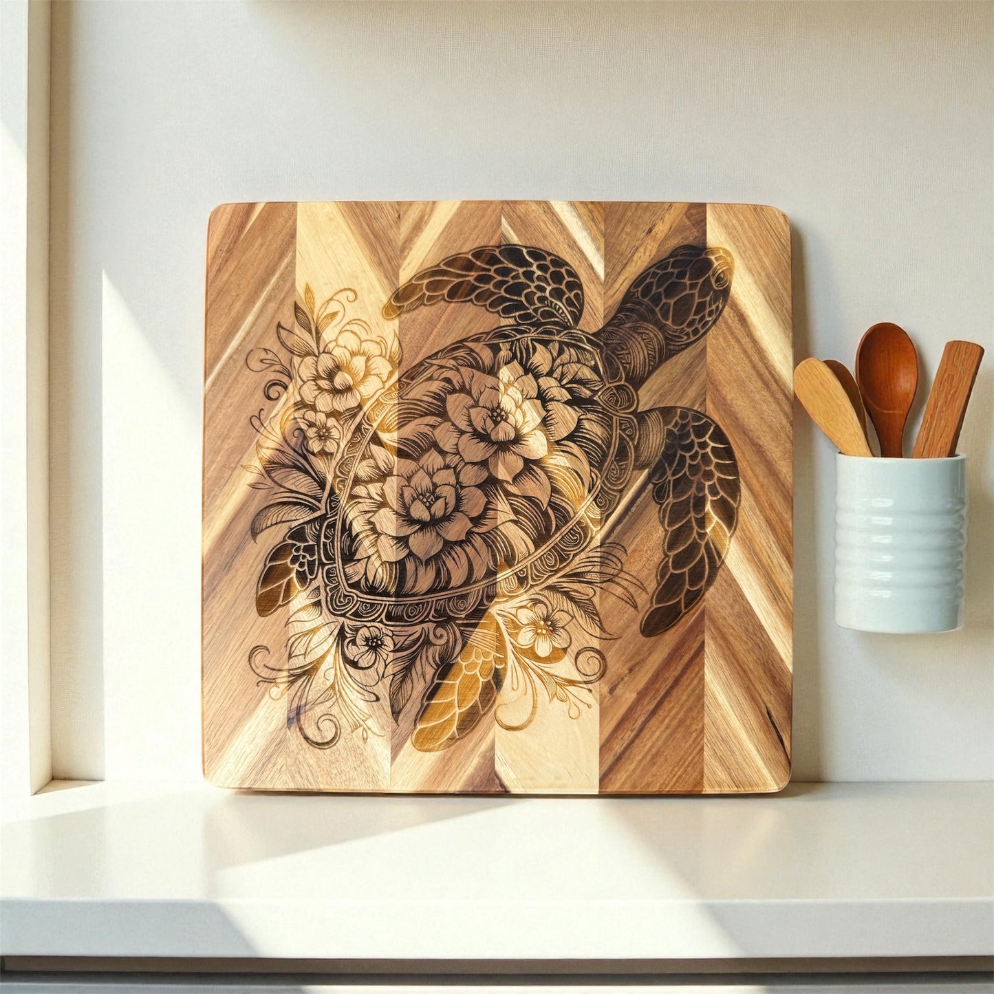 Healing Honu Cutting Board