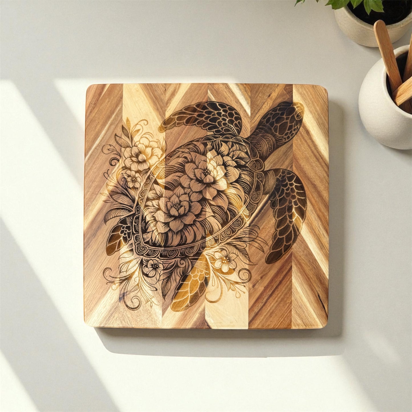 Healing Honu Cutting Board
