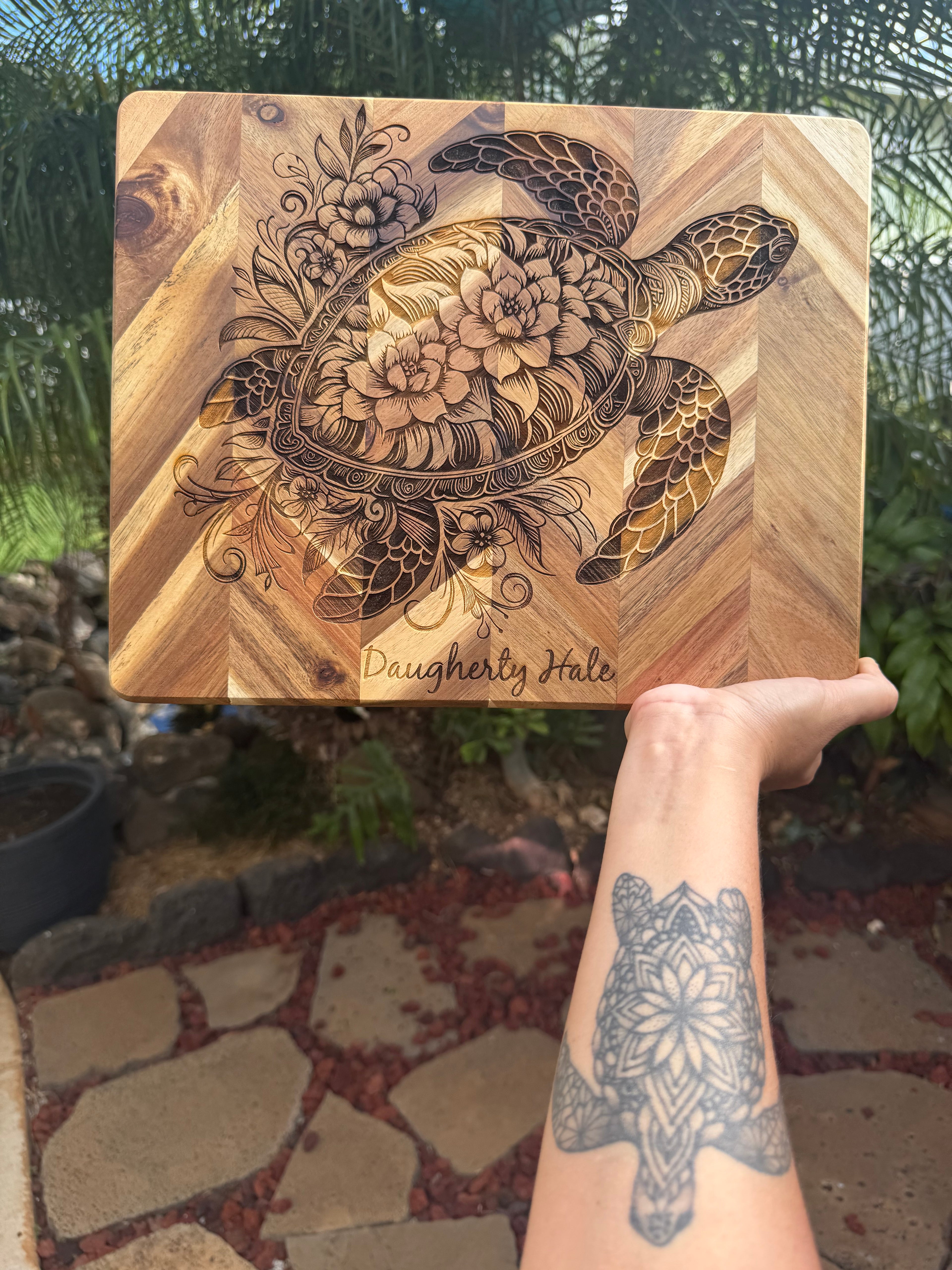 Healing Honu Cutting Board