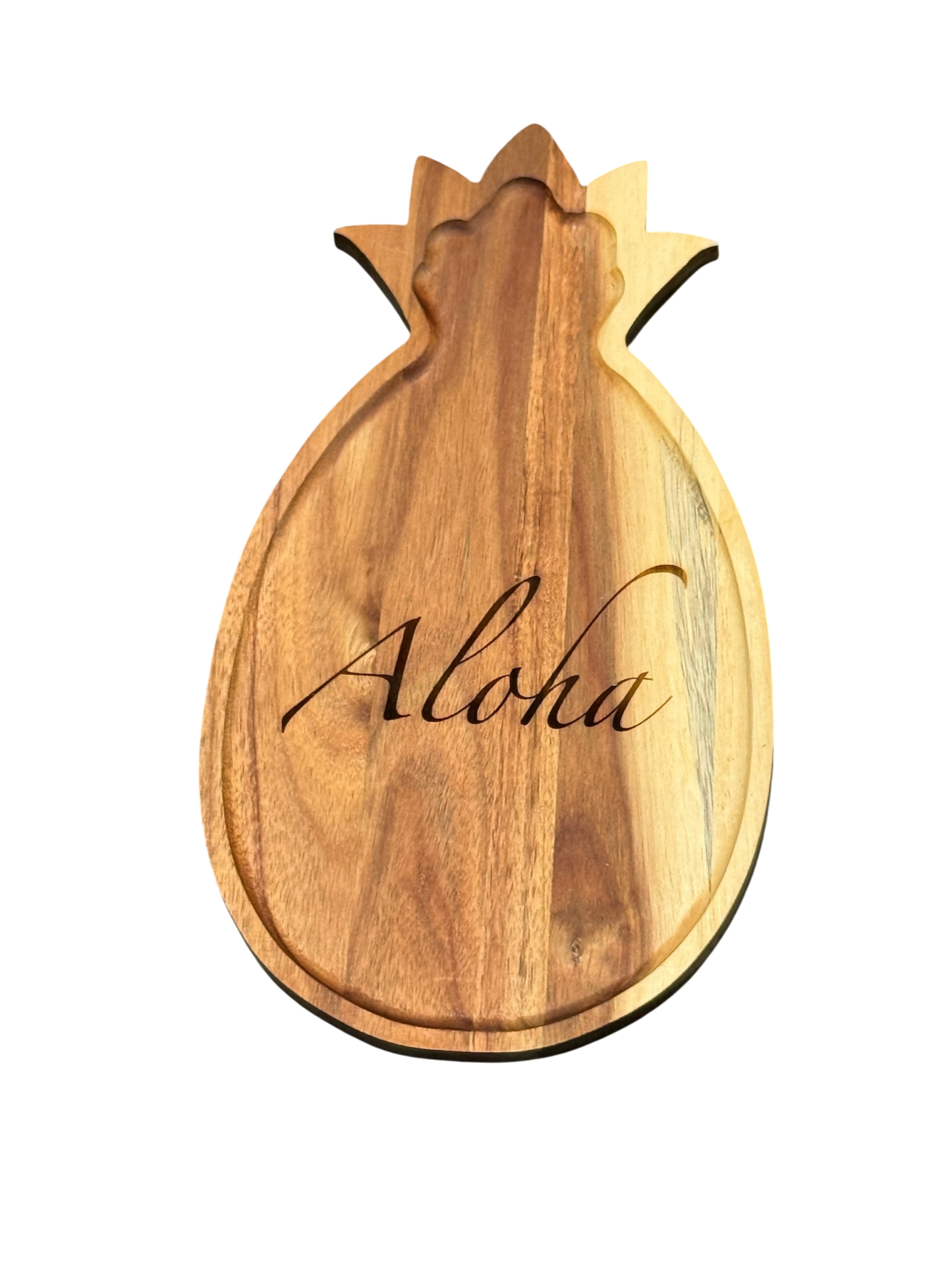 Aloha Pineapple Shaped Serving Board