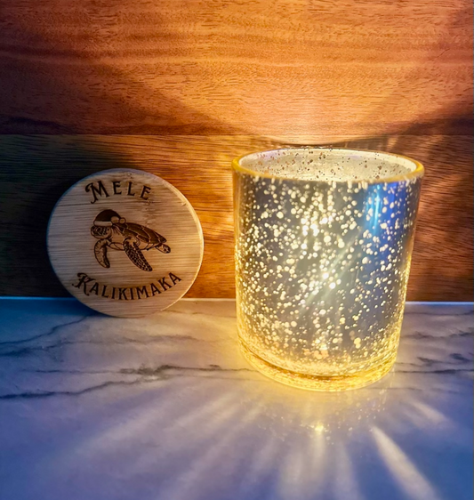 Mele Kalikimaka Honu Candle